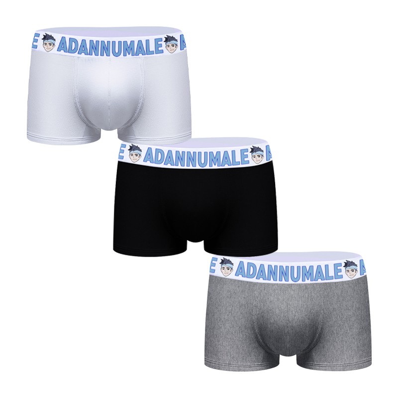 Quần lót boxer họa tiết chữ cái và nhân vật hoạt hình thời trang quyến rũ dành cho nam AD7104