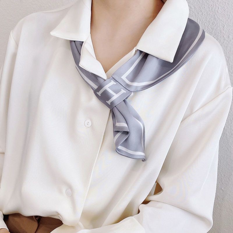 khăn lụa dự tiệc xuất Hàn phối nơ da năng, hàng loại1 | BigBuy360 - bigbuy360.vn