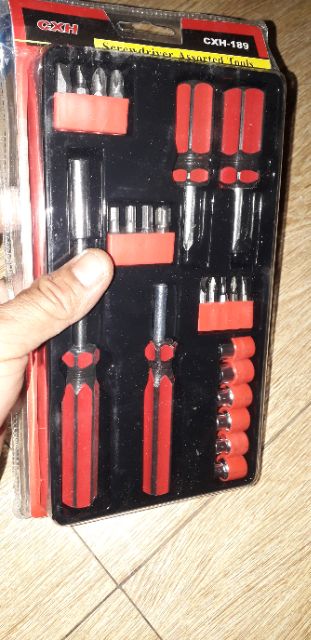 Sét tua vít đa năng gồm 23 món CXH189 rất đẹp
