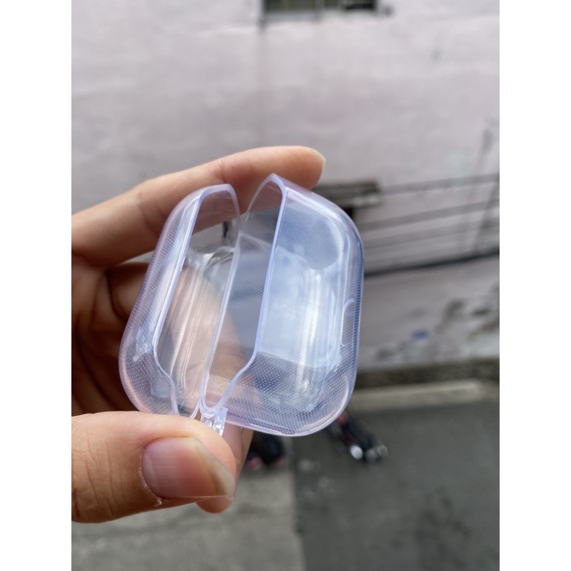 Bao vỏ bảo vệ tai nghe trong suốt kèm móc khoá ( tai nghe 1/2 và pro)