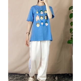 Áo phông cottton khô in hình form to oversize kiểu áo teen hàn quốc