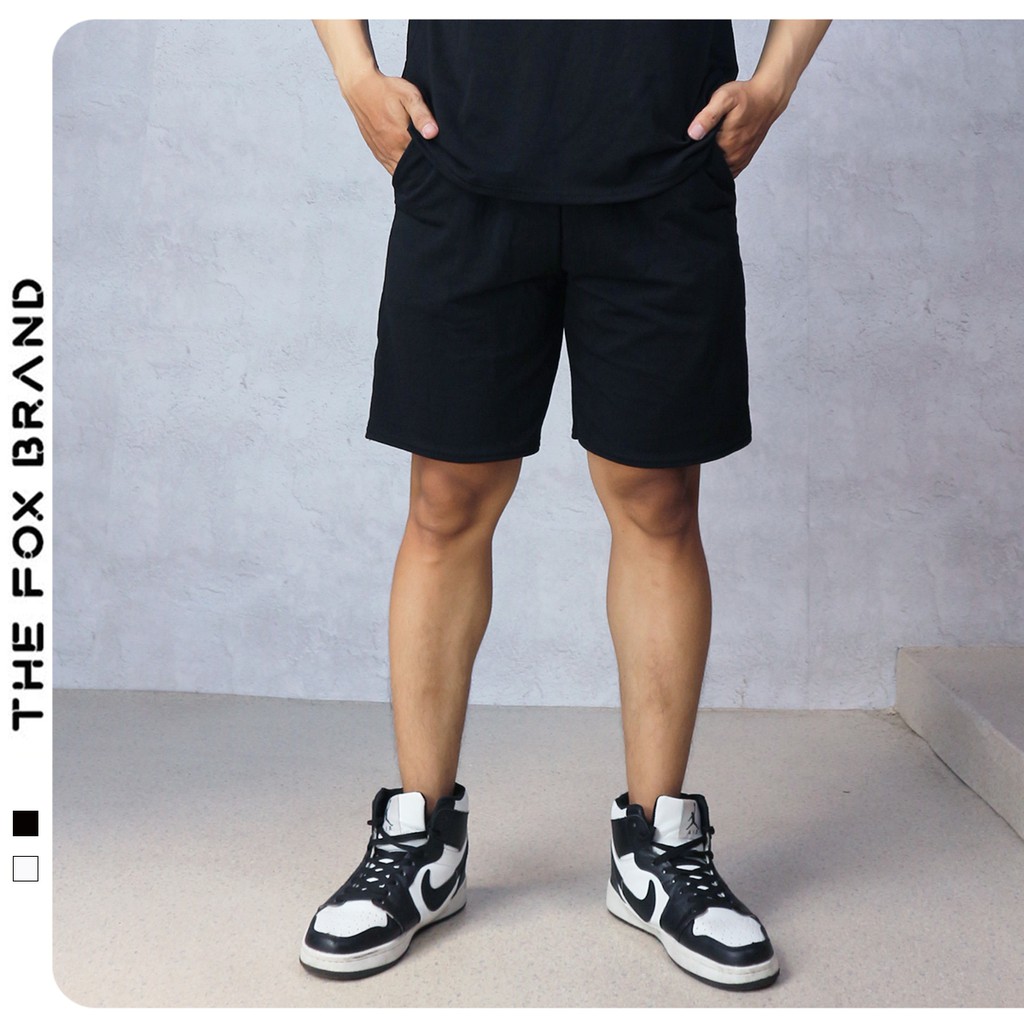 Quần Short nam nữ thể thao THE FOX dáng Unisex Form rộng