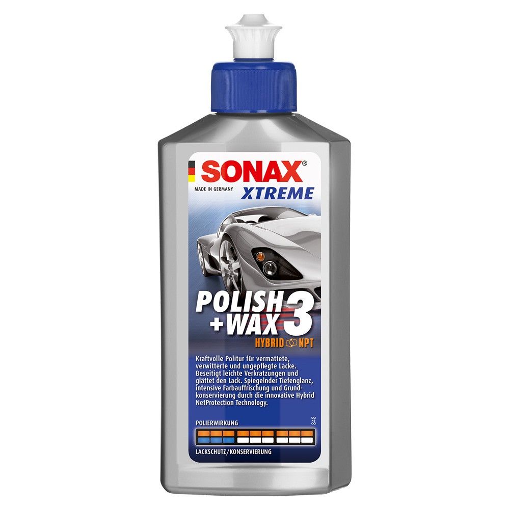 Đánh bóng xóa xước phục hồi sơn mờ Sonax Xtreme Polish Wax 3 250ml