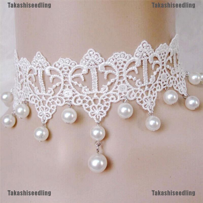 Choker Ren Đính Ngọc Trai Sáng Tạo