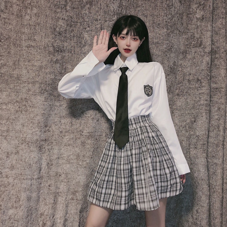 Áo Khoác Sơ Mi Tay Dài Dáng Rộng Phong Cách Hàn Quốc Thời Trang Mùa Hè Cho Nữ