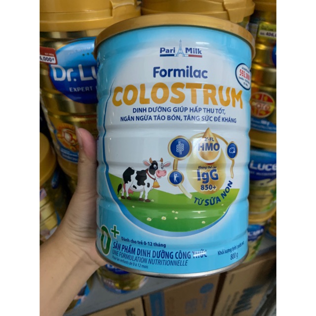 Sữa non FORMILAC COLOSTRUM 0+ giúp hấp thị tốt, ngăn ngừa táo bón, tăng sức đề kháng 400gr/800gr