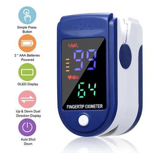 [Chất lượng] Máy đo nồng độ oxy trong máu spo2 LK87 Pulse Oximeter Fingertip Lk87 đo oxygen