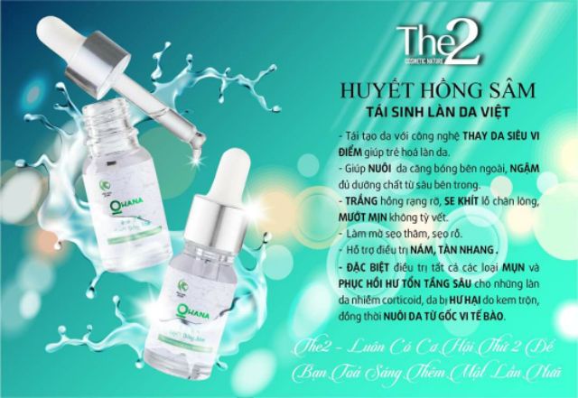 [TRỊ MỤN] HUYẾT HỒNG SÂM 10ml - HỖ TRỢ ĐIỀU TRỊ TẤT CẢ CÁC LOẠI MỤN - ĐẨY MỤN ẨN DƯỚI DA - SE KHÍT LỖ CHÂN LÔNG