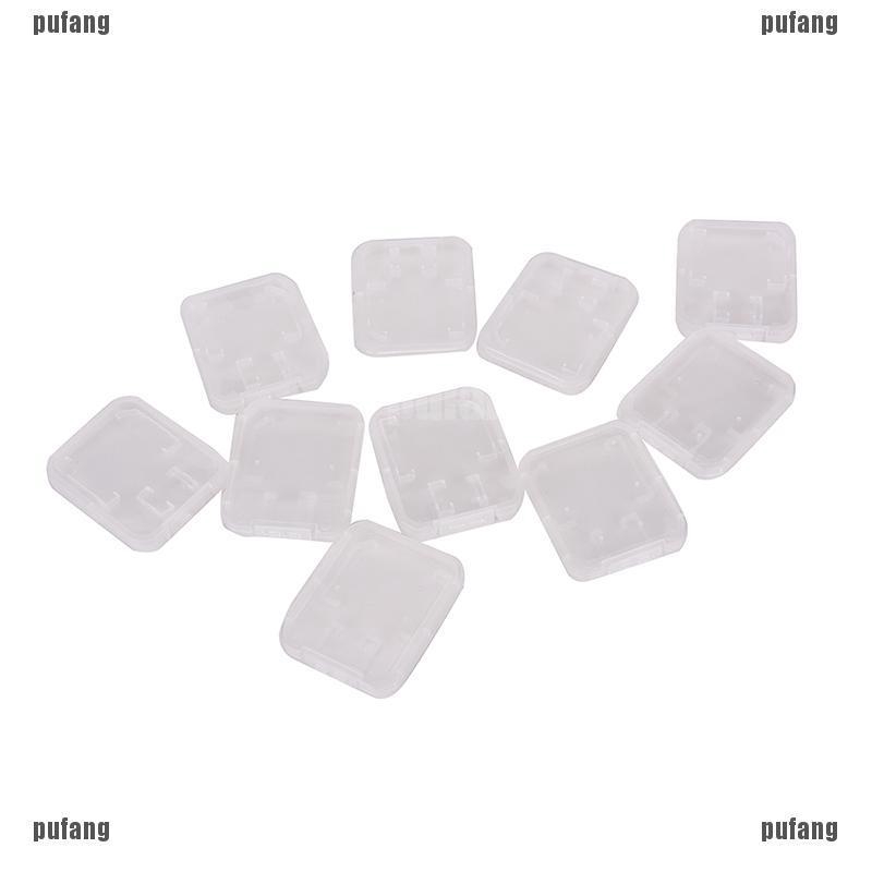 Bộ 10 hộp nhựa trong suốt đựng thẻ nhớ SD SDHC SDXC | BigBuy360 - bigbuy360.vn