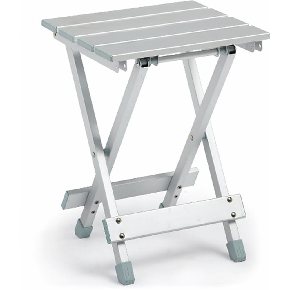 HomeBase SPRING Ghế đẩu dã ngoại có thể gấp được bằng Nhôm W29xH38xD25cm