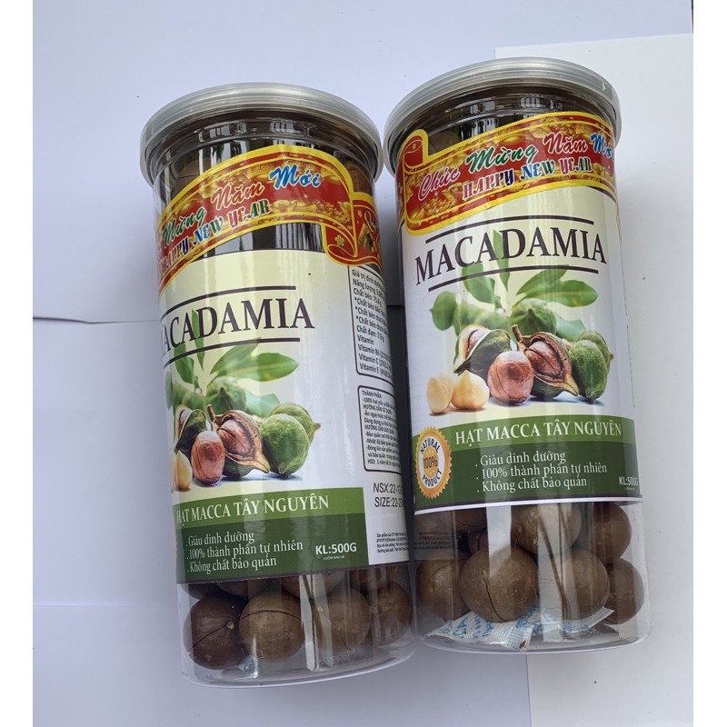 MACCA 500G SIZE >23MM,((MUA 2 HỘP MACCA 500G ĐƯỢC TẶNG 1 GIỎ ĐỰNG QUÀ TẾT SANG TRỌNG)) GIÀU DINH DƯỠNG TỐT CHO SỨC KHỎE