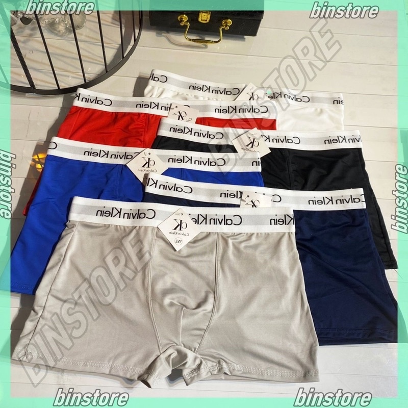 {BIG SLAE}Quần sịp đùi nam, quần lót đùi nam Calvin Klein Vải Thun Lạnh( chất mát,thoáng khí),co giãn 4 chiều khử khuẩn