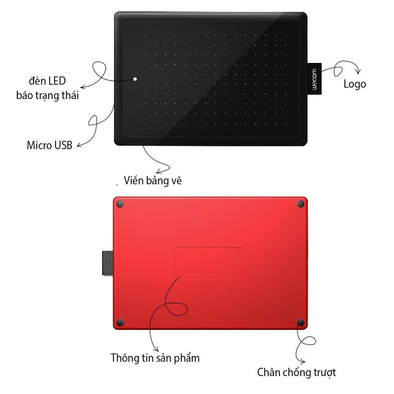 [Hàng Chính Hãng] Bảng Vẽ Điện Tử Cho Họa Sỹ, Kiến Trúc Sư Thiết Kế Đồ Họa  Wacom Ctl-472/K1F