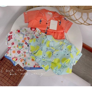 Pijama cộc tay cho bé trai, bé gái. Đồ ngủ mùa hè cho bé trai bé gái