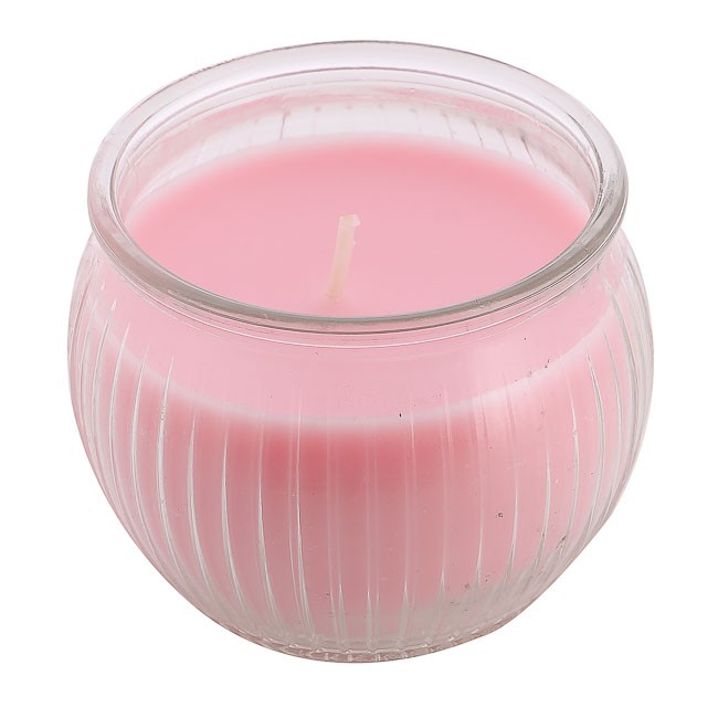 Ly nến thơm SZ Miss Candle MIC4183 7 x 6 cm (Hồng, hương hoa anh đào)