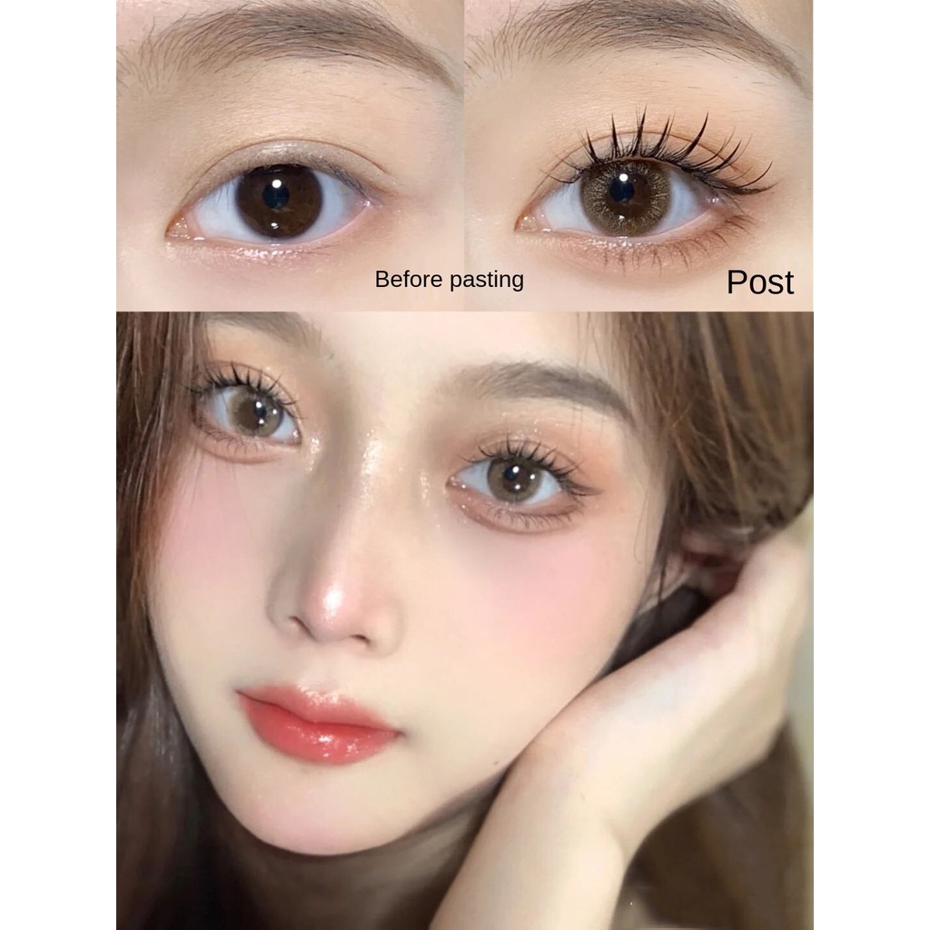 Hộp 10 lông mi giả tự nhiên dùng trang điểm