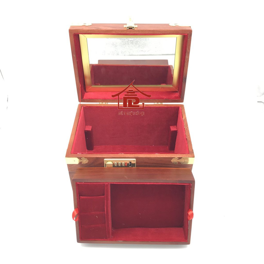 Hộp đựng trang sức,nữ trang, gỗ hương đẹp