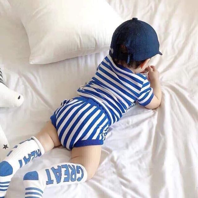 Bộ sọc thun cho bé