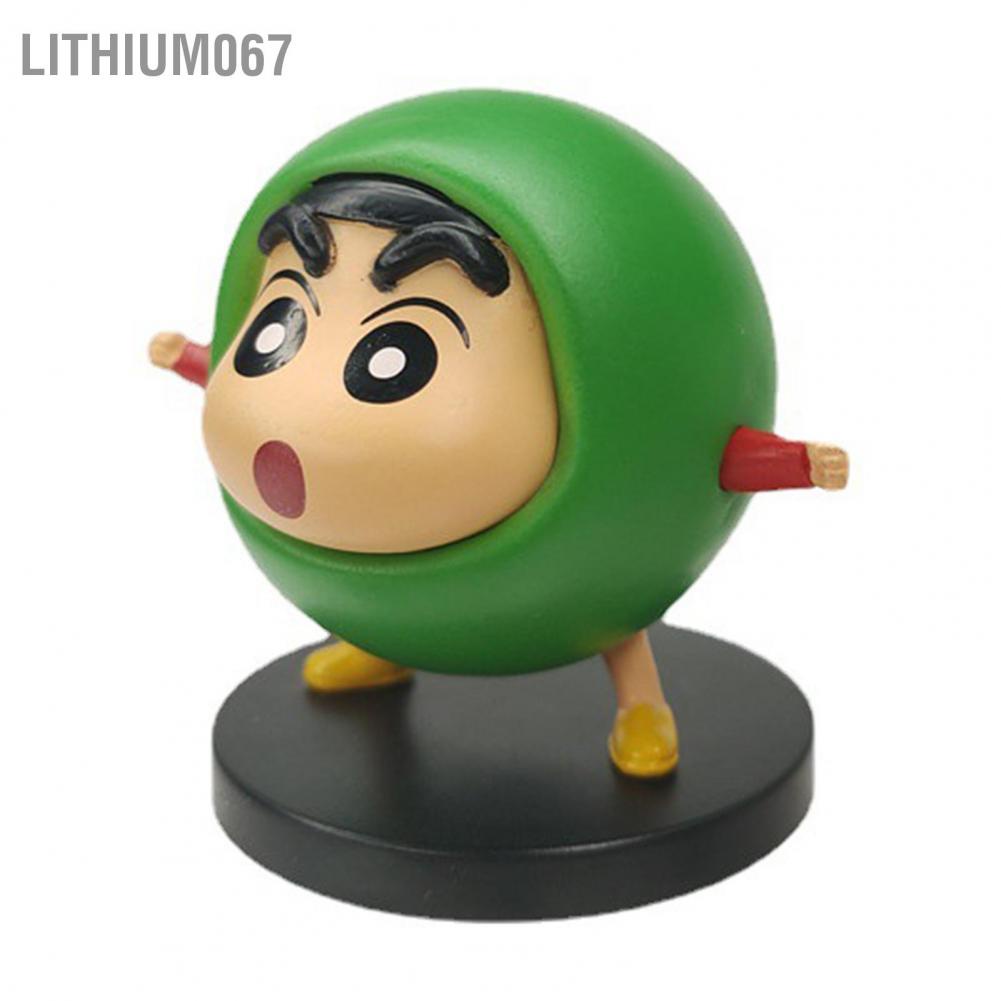 Lithium067 6 cái Búp Bê Hình Chủ Đề Anime Phong Cách Dễ Thương Nhỏ Thân Thiện Với Môi Trường Chất Liệu PVC Đồ Chơi Trang Trí Cho Trẻ Em