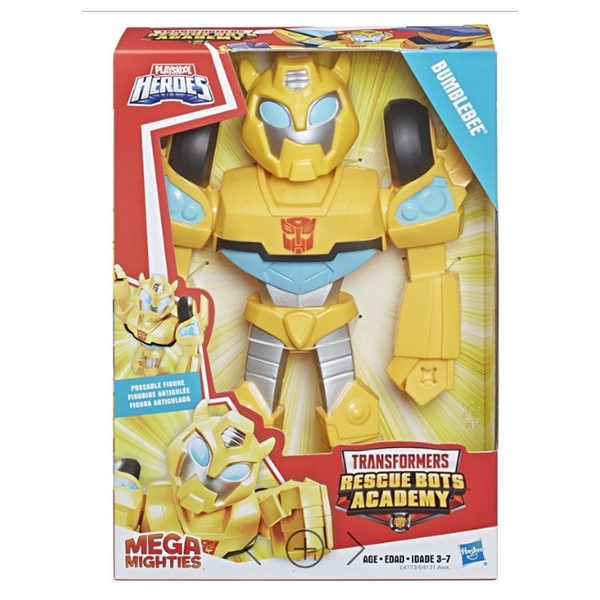 Đồ Chơi Robot Mega Mighties Transformer E4131 - Mẫu 2 - Bumblebee - Màu Vàng - Hasbro