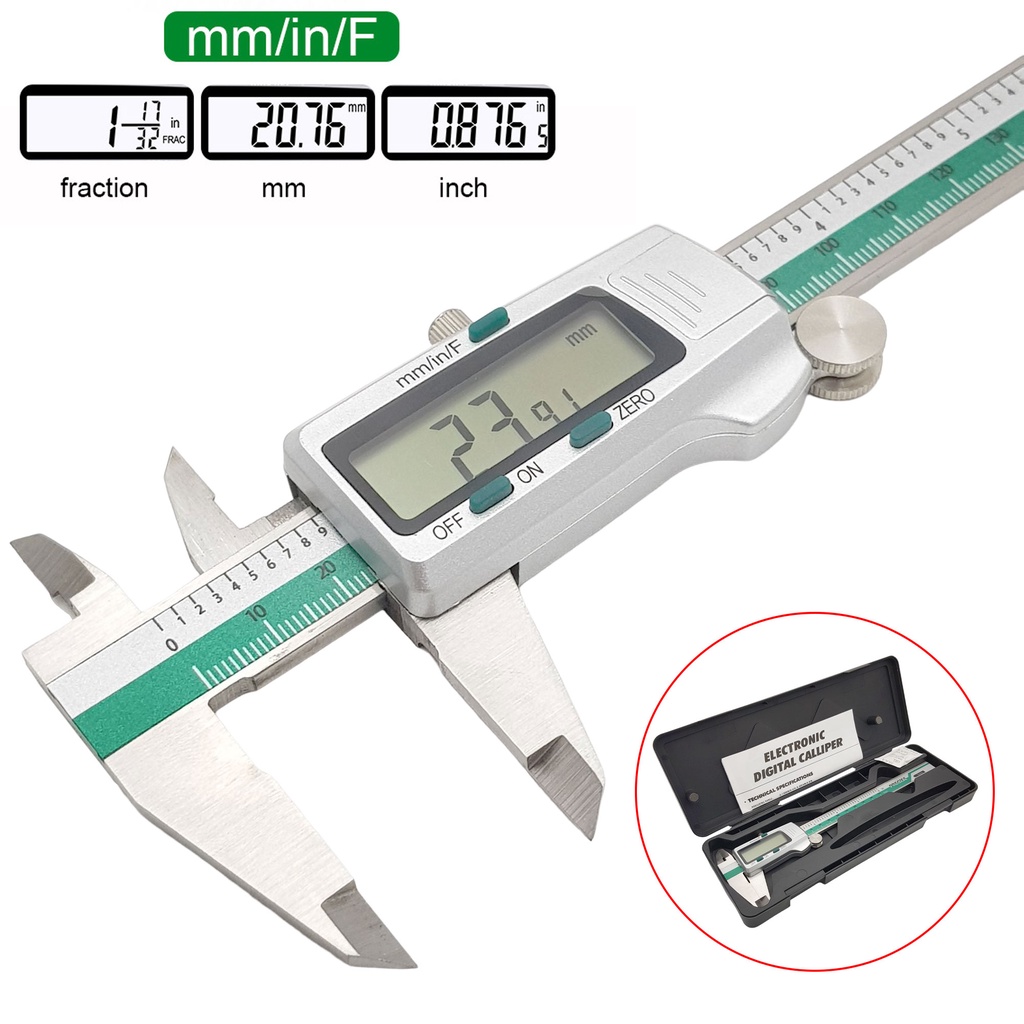 Thước kẹp điện tử kỹ thuật số inox ET50 150mm