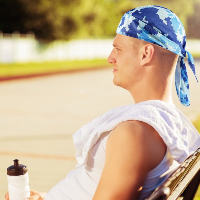 1 Mũ Trùm Đầu Kiêm Khăn Trùm Đầu Đi Xe Đạp Nhanh Khô Thời Trang Mùa Hè Cho Nam