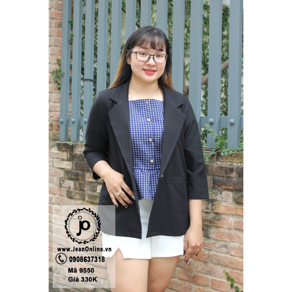 Áo khoác blazers big size (MS 9550), vest ngoại cỡ | BigBuy360 - bigbuy360.vn