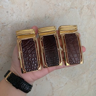[HÀNG CÓ SẴN] Đầu Khoá Thắt Lưng Da Cá Sấu - Size 3.5cm