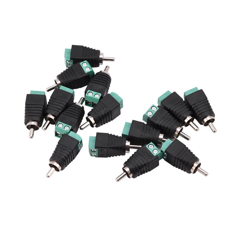 Bộ 15 đầu chuyển RCA Male sang AV thiết kế kết nối hình ảnh tiện lợi