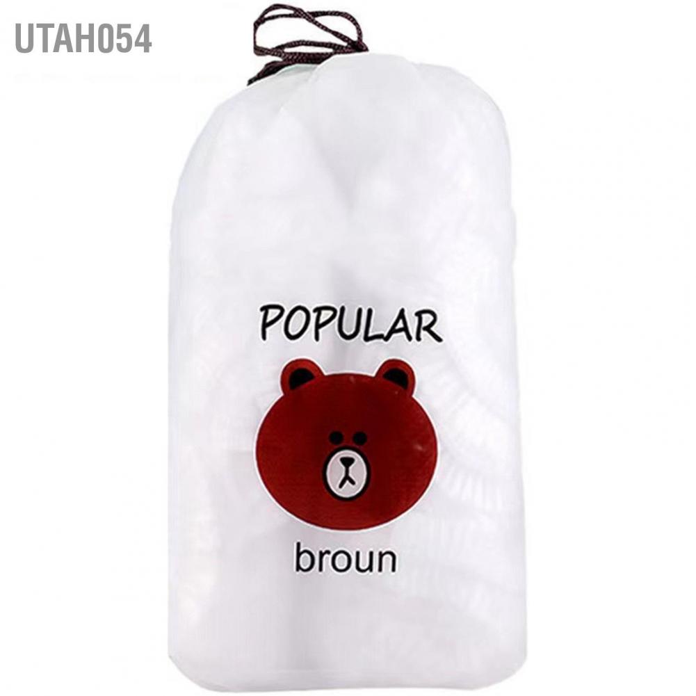Utah054 Utah054 Nắp bọc thực phẩm dùng một lần Trong suốt có độ đàn hồi cao Có thể co giãn để chứa đựng