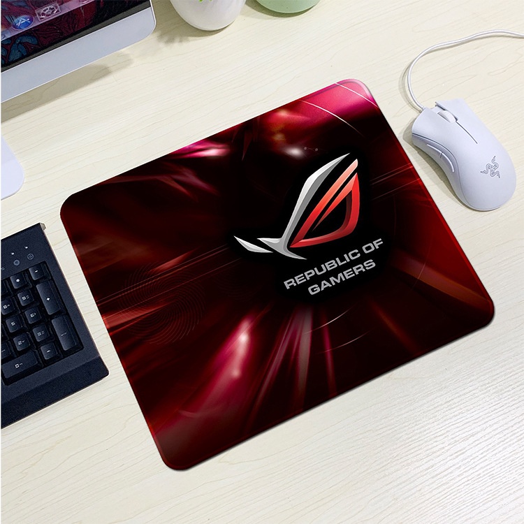 Lót chuột máy tính ASUS chất liệu cao su siêu mịn kích thước 27x21x2 mm