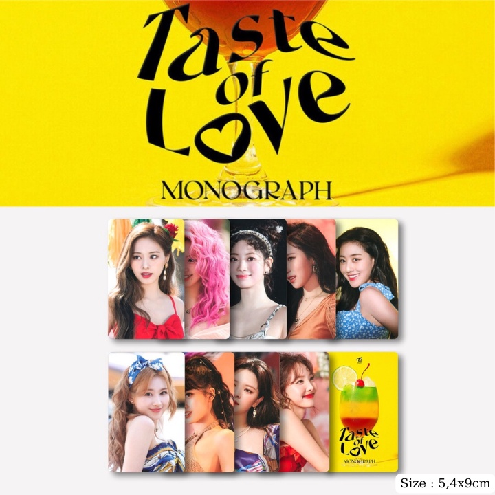 Set 9 card Twice Taste of Love Monograph [Unofficial]