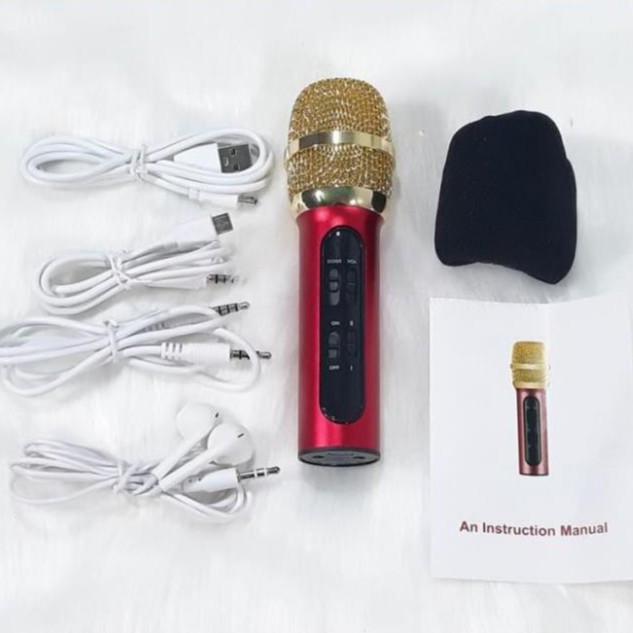 Micro thu âm karaoke livestream C11 Kèm đầy đủ phụ kiện - Bảo hành 6 tháng Lỗi 1 dổi 1 FREE SHIP