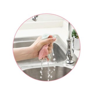 KHĂN LAU ĐA NĂNG - KHĂN LAU BẾP 2 MẶT 2 MẶT SIÊU THẤM, SIÊU MỀM MỊN - LAU TAY, LAU MẶT, LAU CHÙI VỆ SINH NHÀ BẾP
