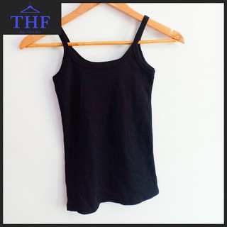 ÁO HAI DÂY MẶC NHÀ THF, áo dây trơn form basic Có BigSize, size bự