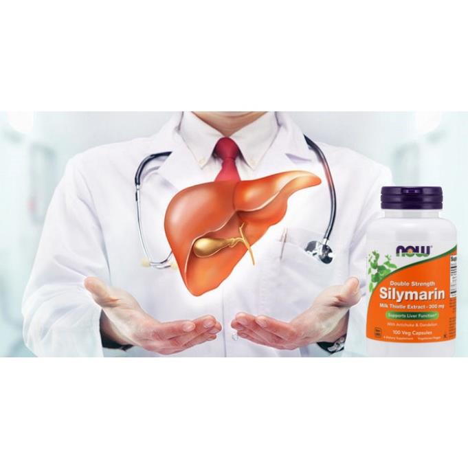 SILYMRIN Viên Uống Hỗ Trợ Giải Độc Gan Now Silymarin Milk Thistle 300mg