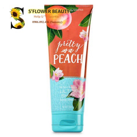 PRETTY AS A PEACH | Sản Phẩm Tắm Dưỡng Xịt Thơm Toàn Thân Lưu Hương Mịn Da Bath &amp; Body Works