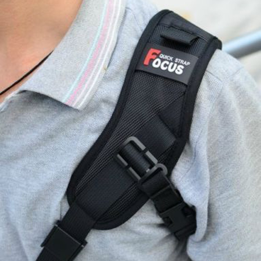 Dây Đeo Vai Cho Máy Ảnh DSLR Màu Đen