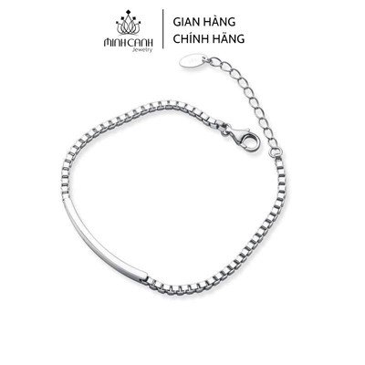 Lắc Tay Bạc Nữ Dạng Thanh Bạc - Minh Canh Jewelry