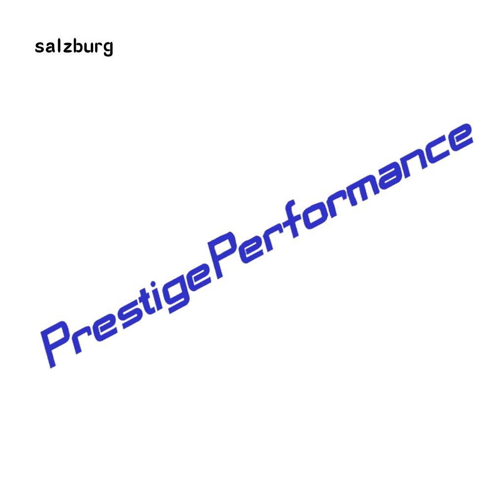 Đề can dán trang trí cho xe hơi họa tiết chữ PrestigePerformance tiện dụng