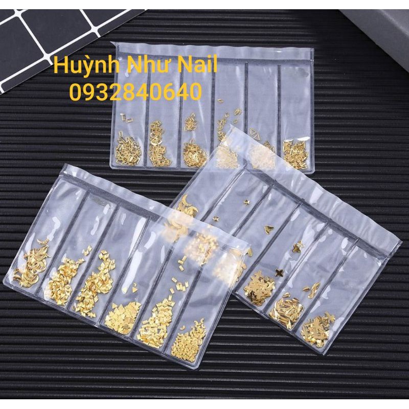 CHARM VÀNG SET 6 MÂU-CHARM SÁNG LOẠI 1