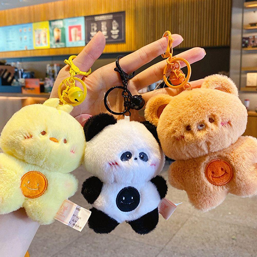 Móc Khóa Hình Thỏ Nhồi Bông Xinh Xắn Dễ Thương