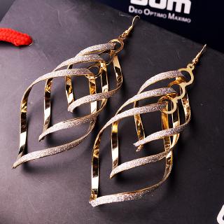 High Quality Laminated Spiral Earrings