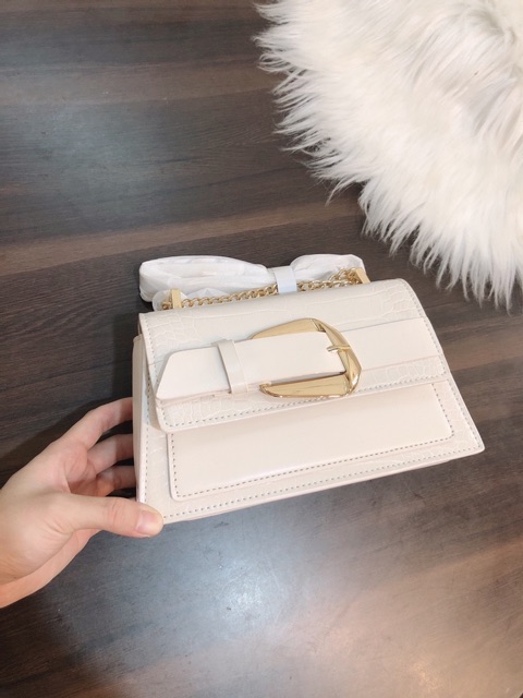 Túi chữ PPPP khoá nịt chuẩn xuât size 20 cực sang kèm ảnh thật shop