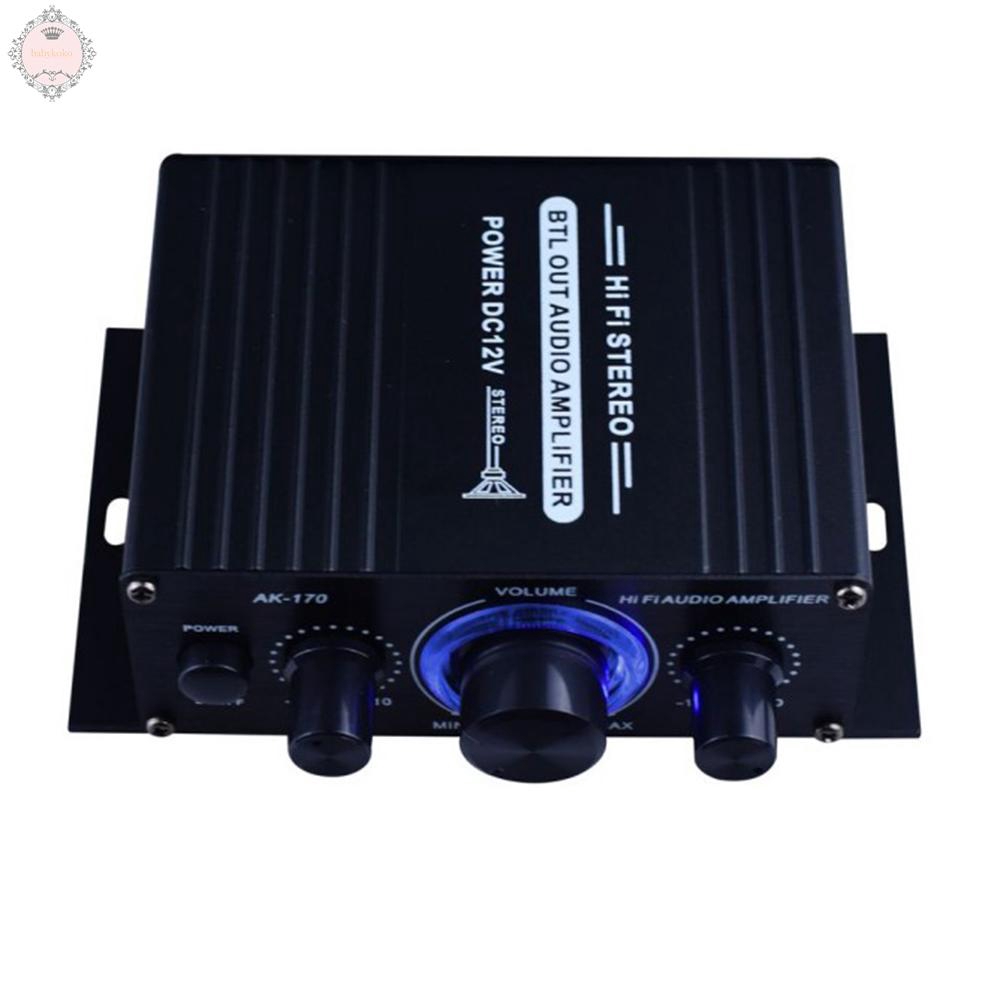 Bộ Khuếch Đại Âm Thanh Hifi Ak170 400w Dc12V Bluetooth 20hz-20khz