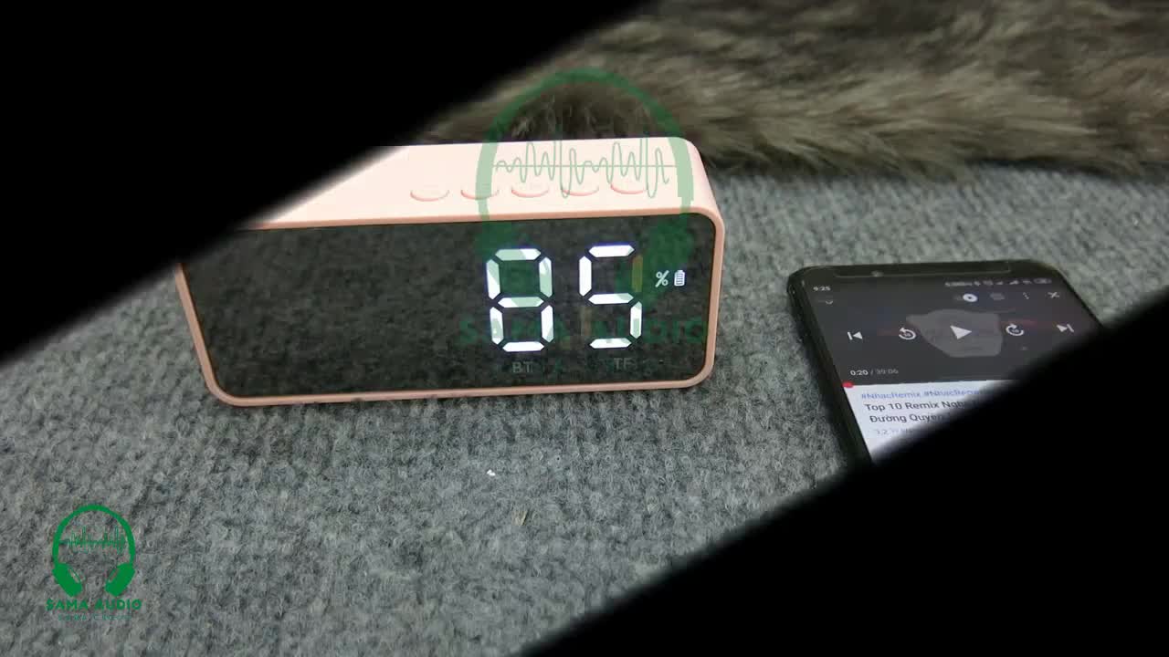 G50 Loa Gương Bluetooth Màn Hình Led Mini Giá Rẻ | Đài FM - Tích Hợp Đồng Hồ - Báo Thức - Màn Hình Gương | BigBuy360 - bigbuy360.vn