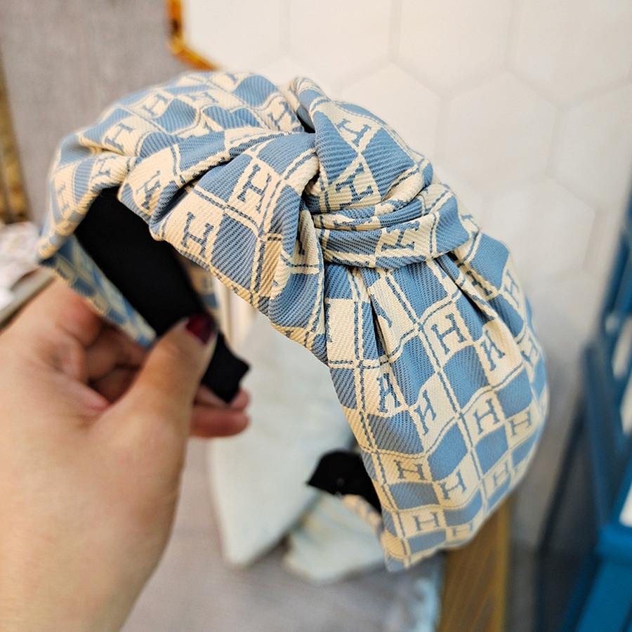 Băng Đô Cài Tóc Họa Tiết Chữ Thời Trang Cho Nữ