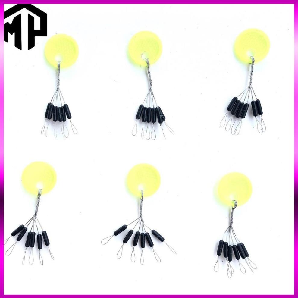 🐬 xả kho rẻ xả kho rẻ Hạt chặn phao câu cá Đồ câu cá 68 dành cho câu tay , câu đơn , câu đài 6 hạt chính hãng siêu bền 🐬
