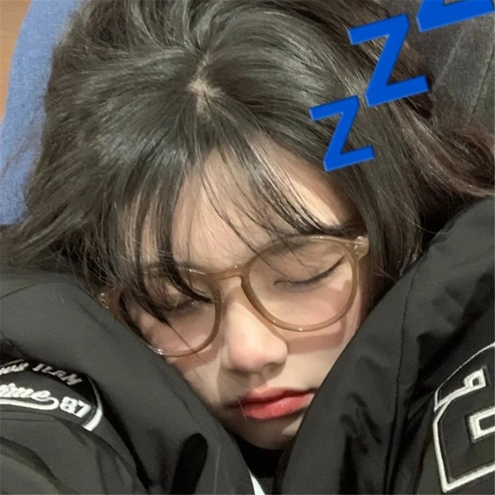 Mắt Kính Gọng Tròn Chống Ánh Sáng Xanh Phong Cách Retro Thời Trang Cho Nam Nữ