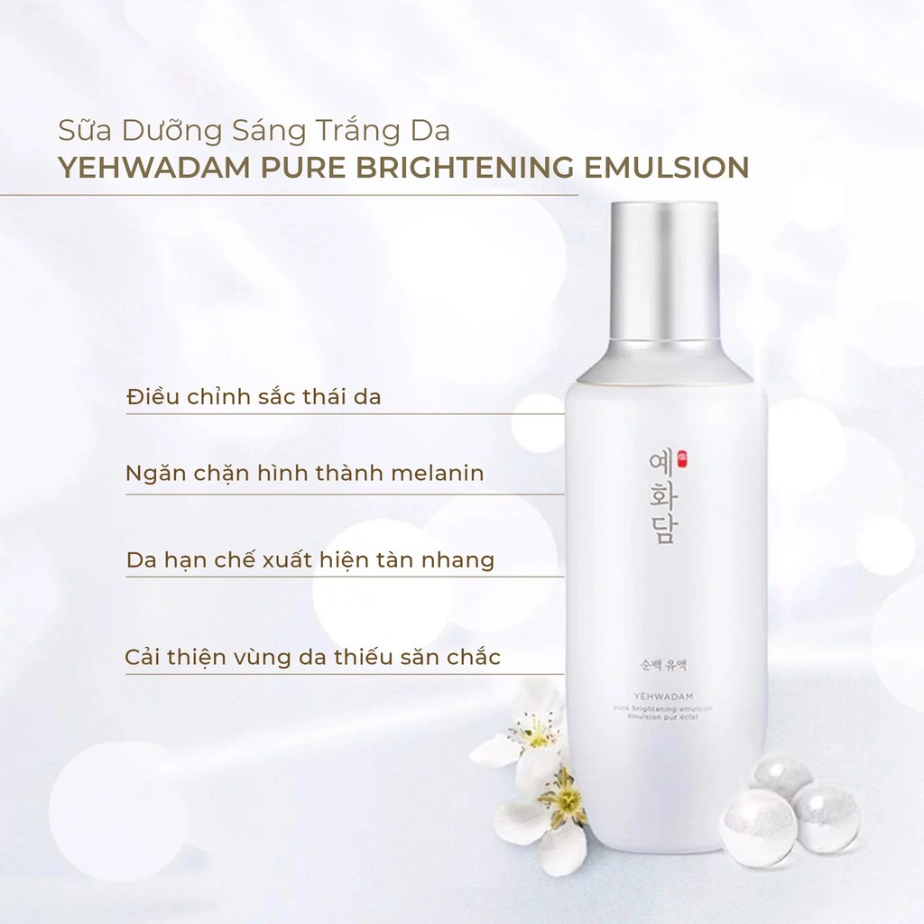 Sữa dưỡng trắng da The Face Shop Yehwadam Pure Brightening Emulsion 140ml